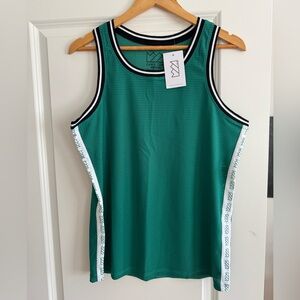 Green Mesh Tank Top by Chris Turk